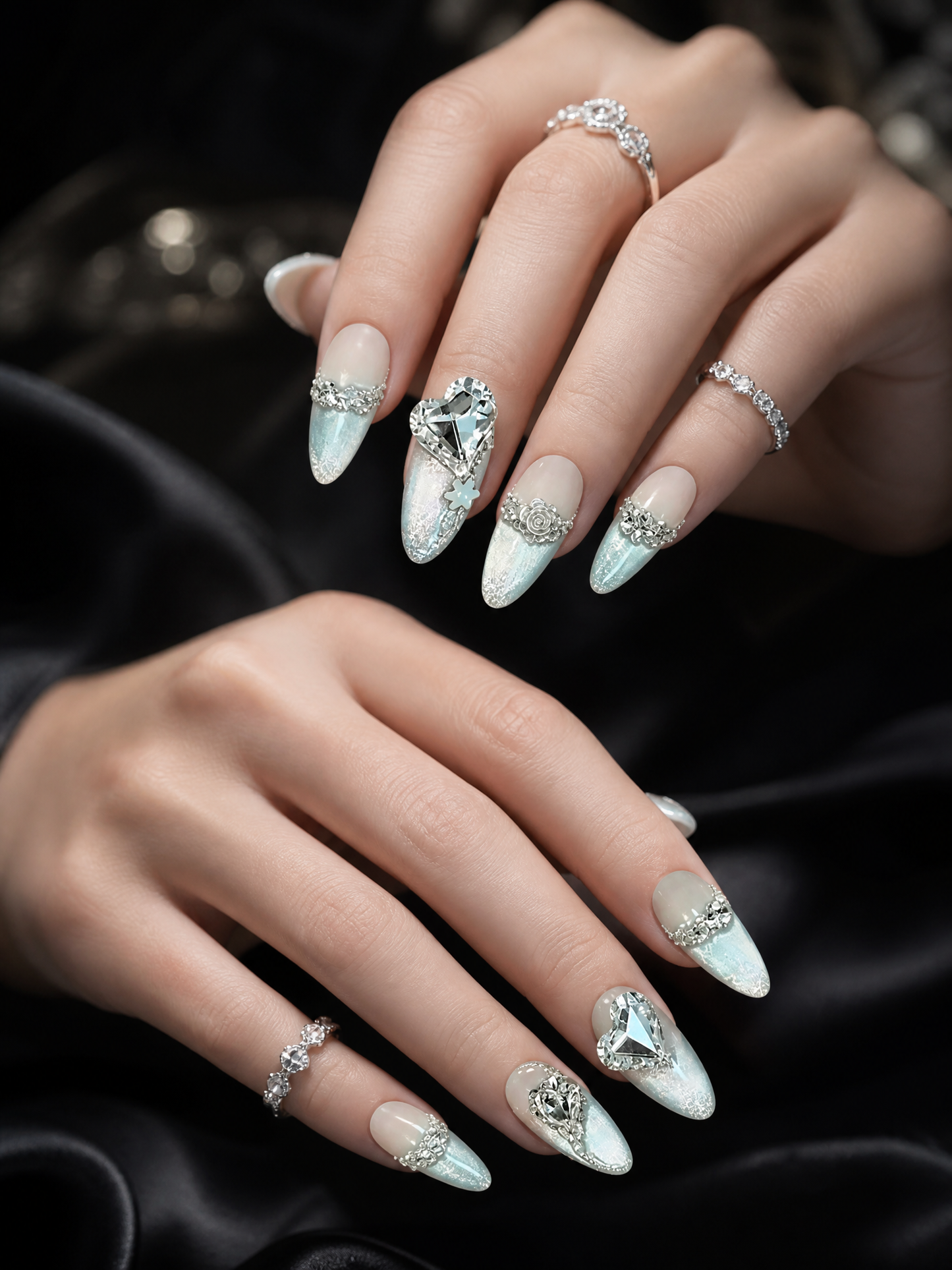 Ethereal Frost Crown  | LUMlix Haute Nail