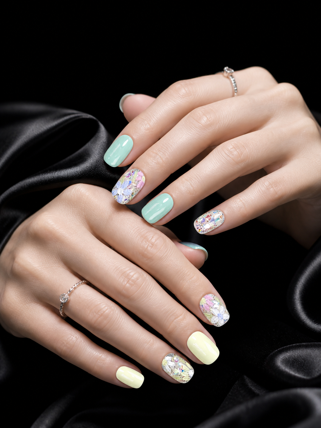 Flora's Enchanted Mosaic | LUMlix Haute Nail