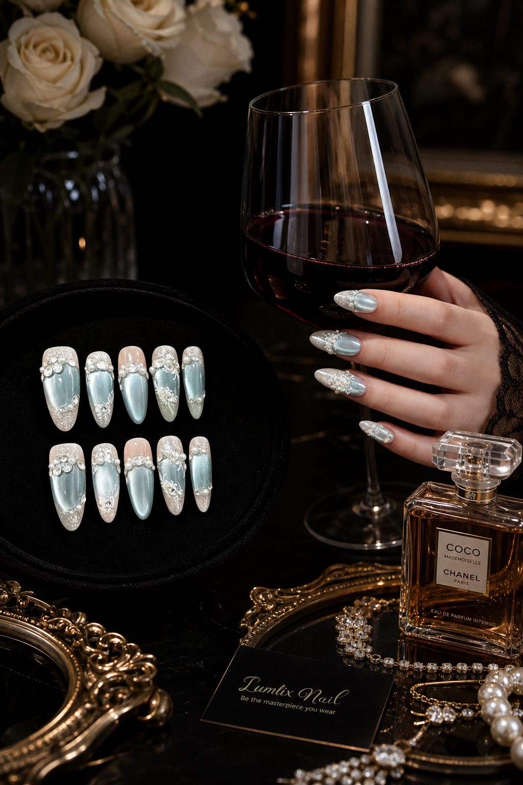 Aphrodite's Frozen Aria | LUMlix Haute Nail