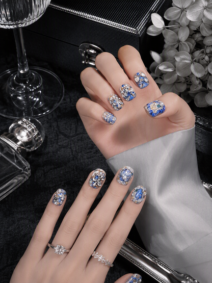 Sapphire Heirloom Brooch | LUMlix Haute Nail