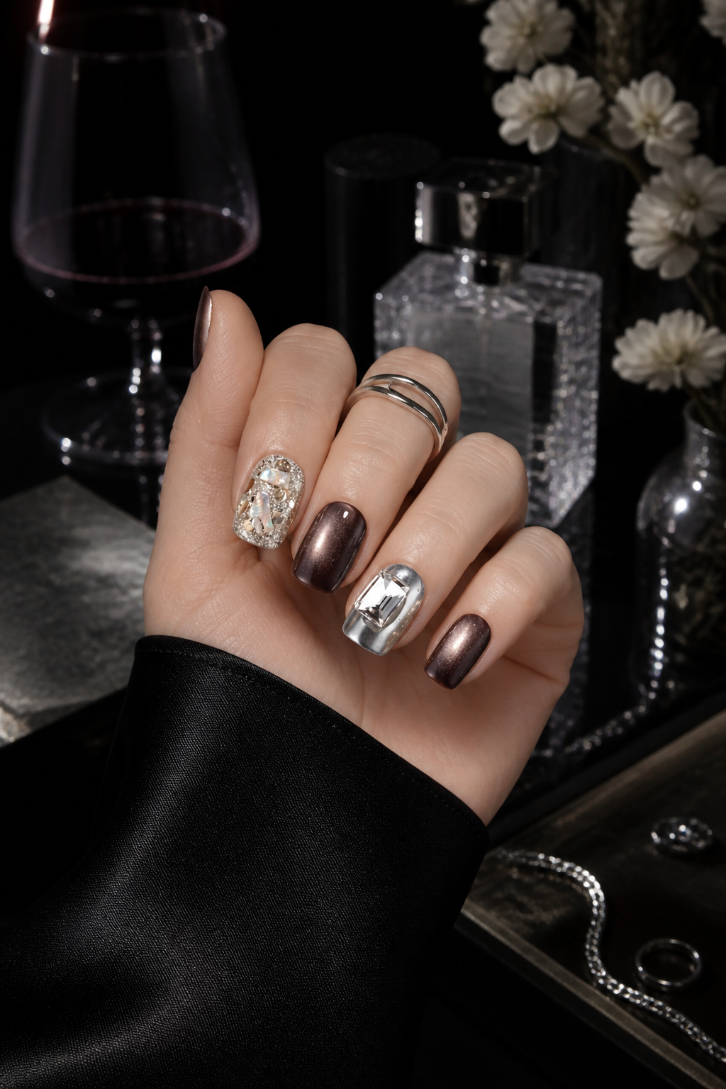 Nyx's Obsidian Mirror | LUMlix Haute Nail