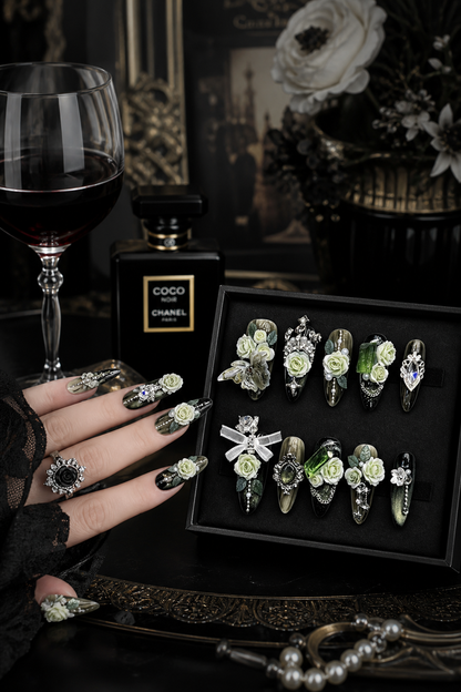 Verdant Nocturne | LUMlix Haute Nail