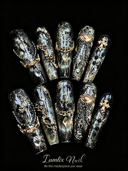 Obsidian Covenant No. 9 | LUMlix Haute Nail