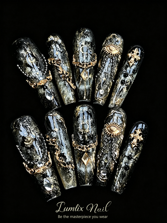 Obsidian Covenant No. 9 | LUMlix Haute Nail