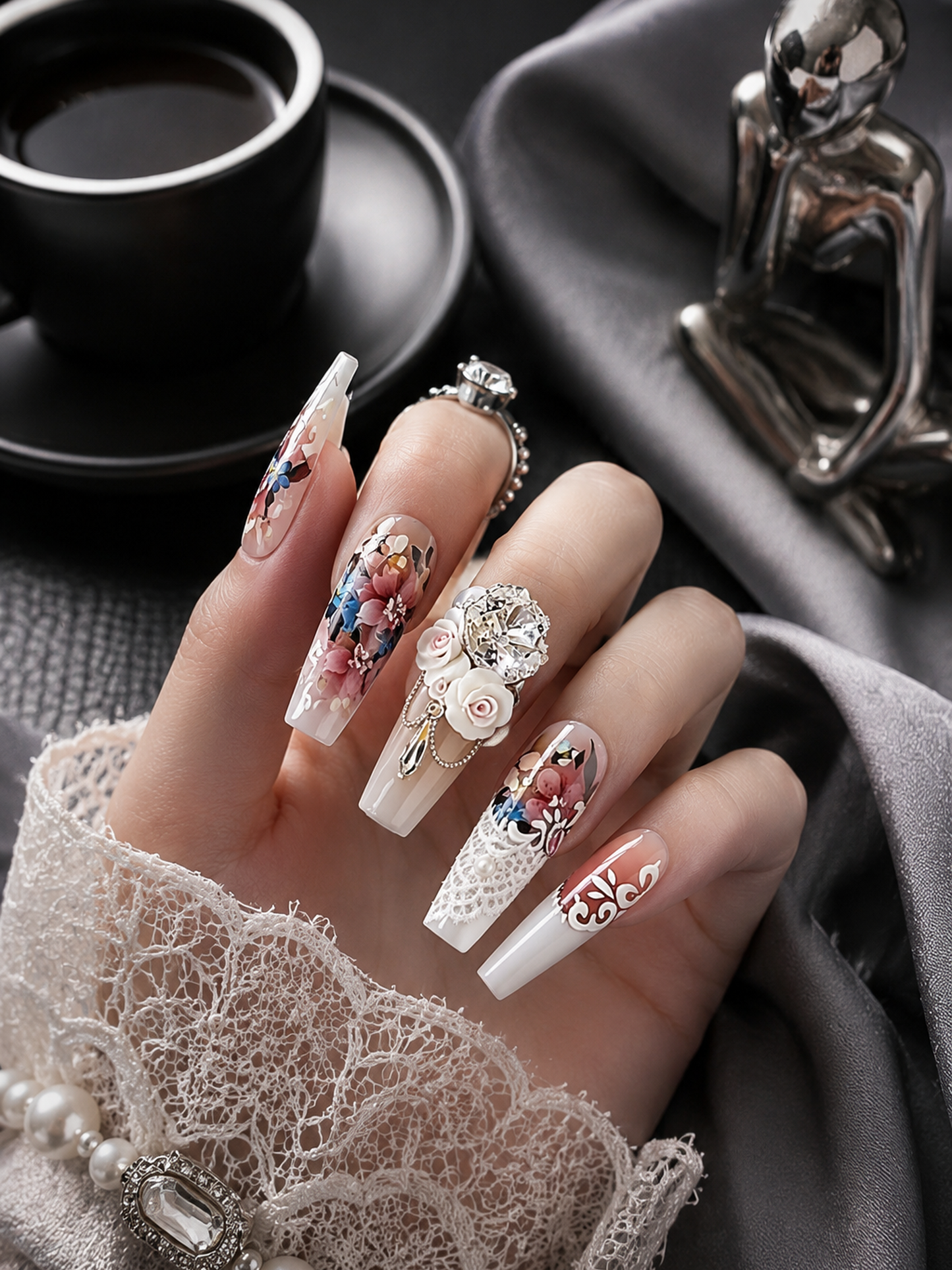 Rosewater Reverie | LUMlix Haute Nail