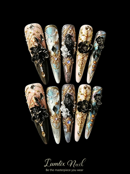 Raven's Nocturne | LUMlix Haute Nail
