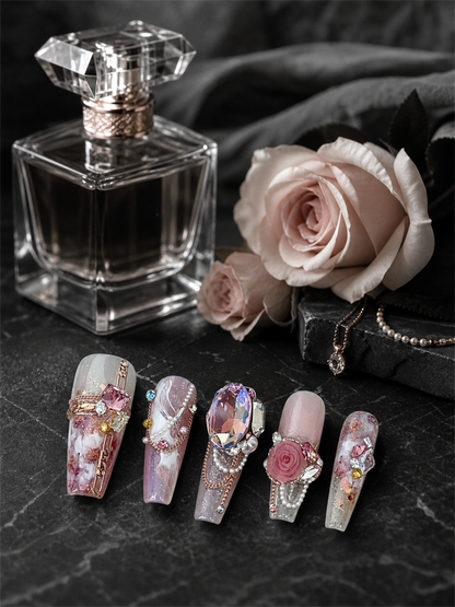 Rose Nebula Reverie | LUMlix Haute Nail