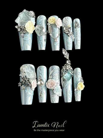 Azure Serenade | LUMlix Haute Nail