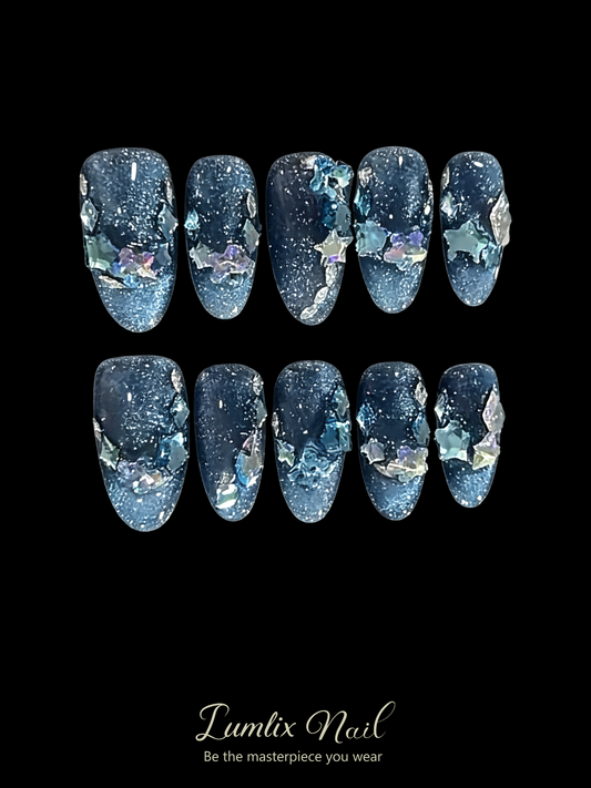 Midnight Stardust | LUMlix Haute Nail