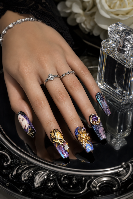 Celestial Alchemy & The Mystic Gaze | LUMlix Haute Nail