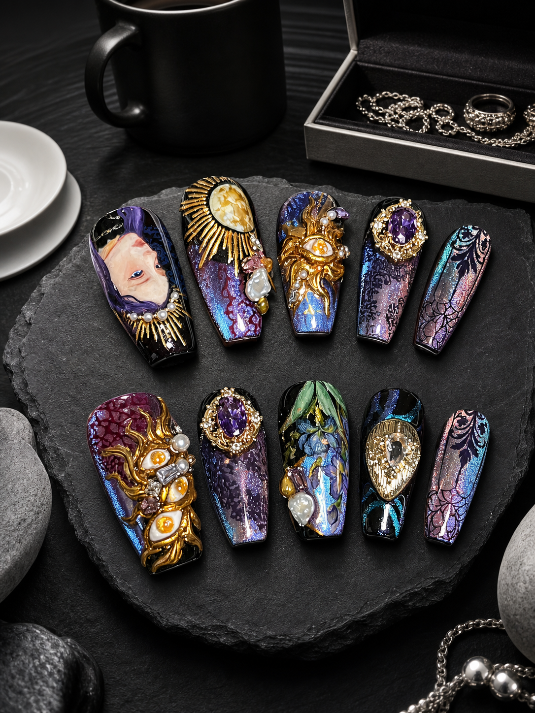 Celestial Alchemy & The Mystic Gaze | LUMlix Haute Nail