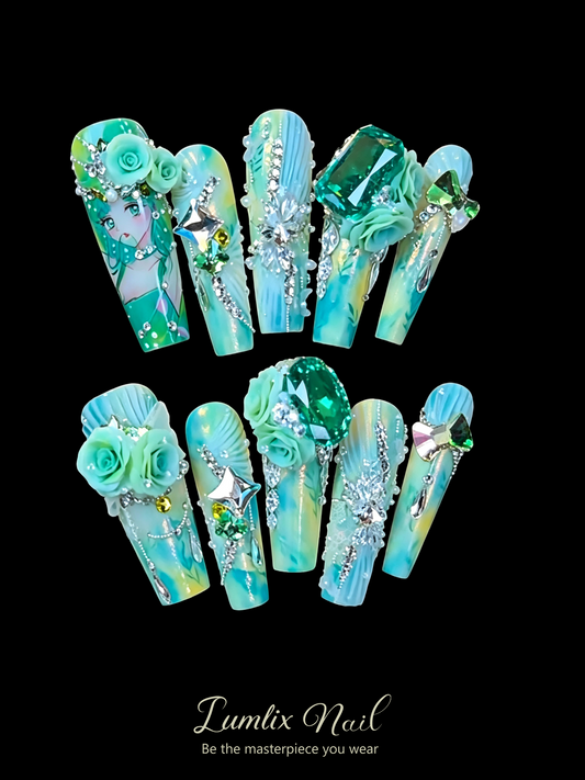 Ethereal Siren's Lullaby | LUMlix Haute Nail