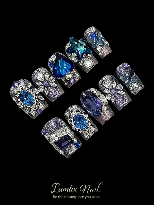 Sapphire Dynasty | LUMlix Haute Nail