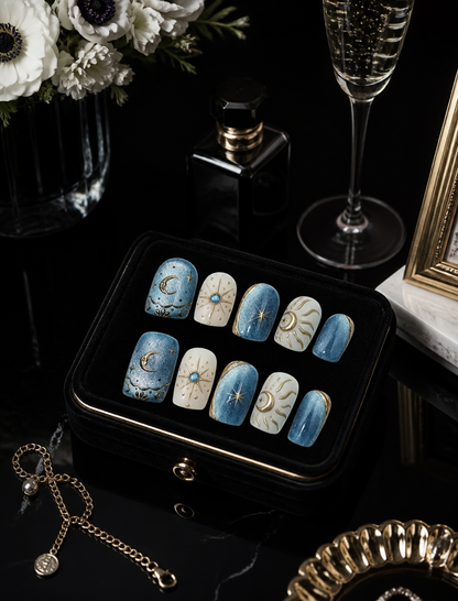 Astral Golden Eclipse | LUMlix Haute Nail