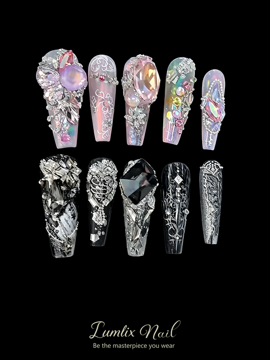 Luminous Phantom Bloom | LUMlix Haute Nail