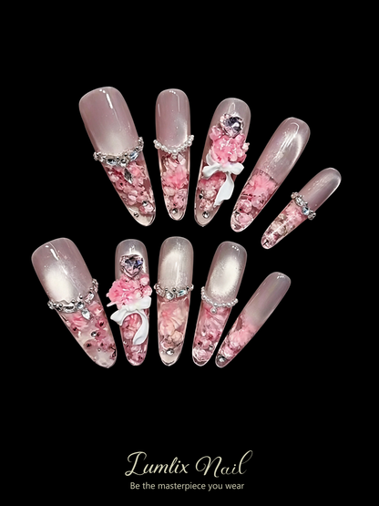 Flora's Ethereal Reverie | LUMlix Haute Nail