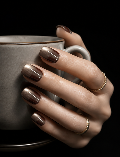 Velvet Noir’s Silent Echo | LUMlix Haute Nail