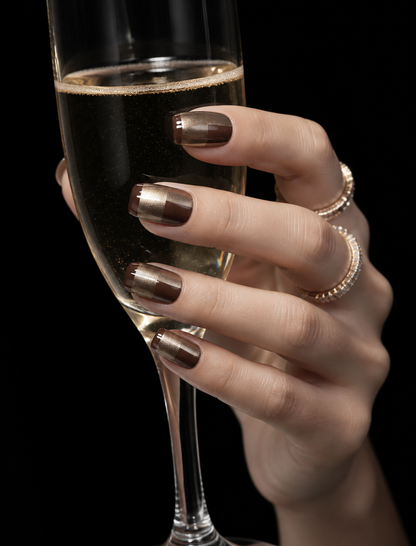 Velvet Noir’s Silent Echo | LUMlix Haute Nail