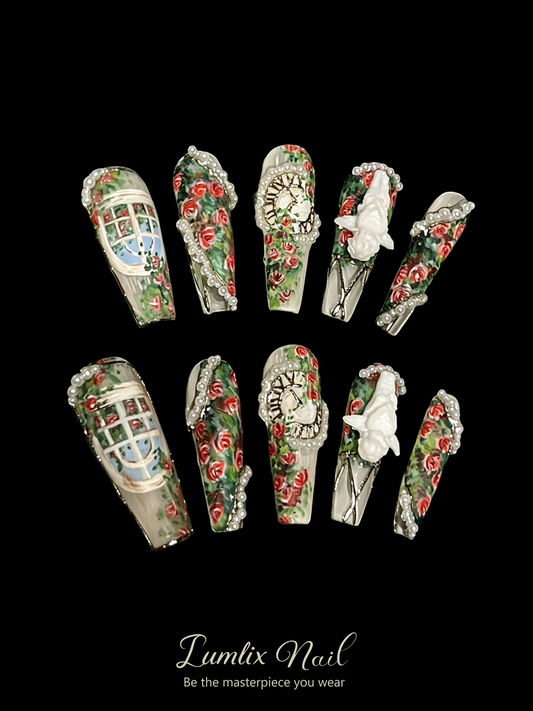 Secret Garden of Versailles | LUMlix Haute Nail