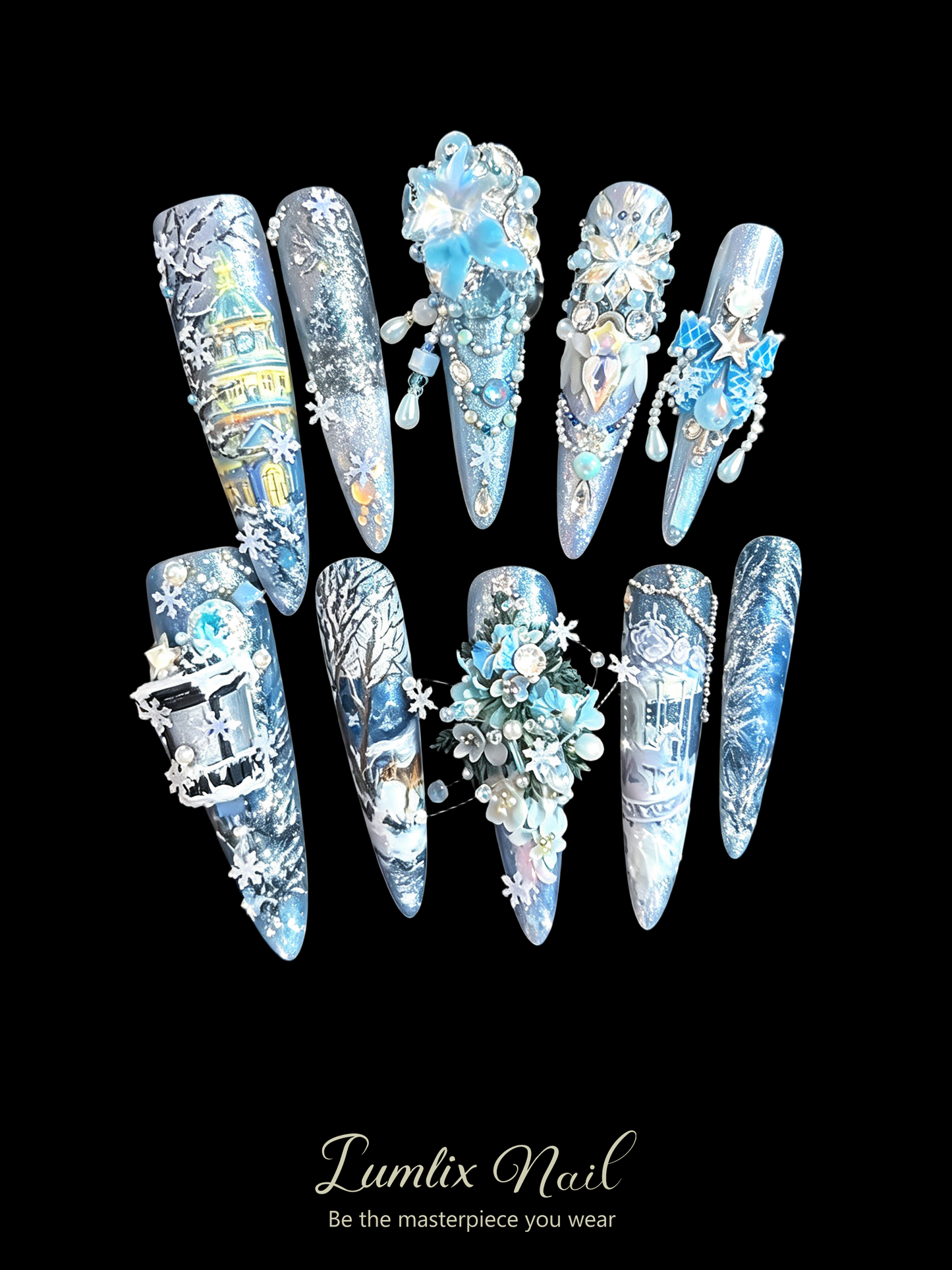 The Frozen Cathedral's Aria | LUMlix Haute Nail