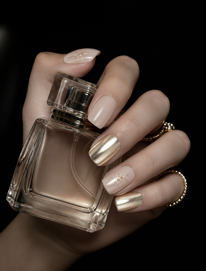 Celestial Pale Sunburst | LUMlix Haute Nail