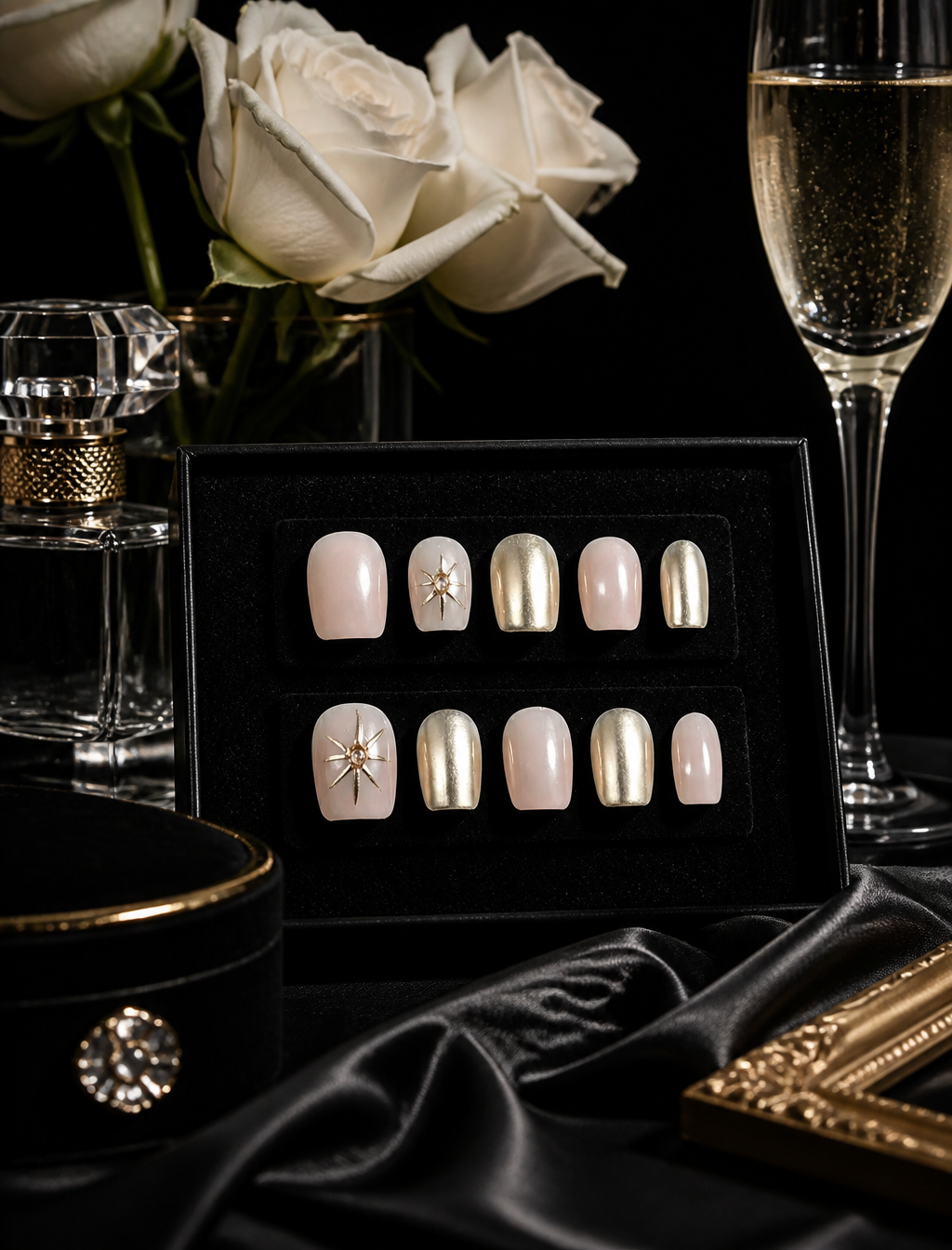 Celestial Pale Sunburst | LUMlix Haute Nail