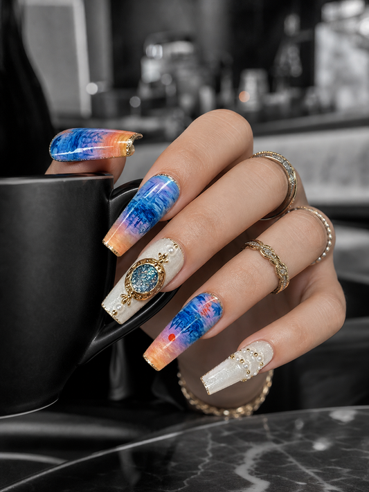 Celestial Twilight Reverie | LUMlix Haute Nail