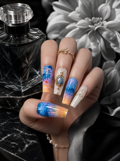Celestial Twilight Reverie | LUMlix Haute Nail