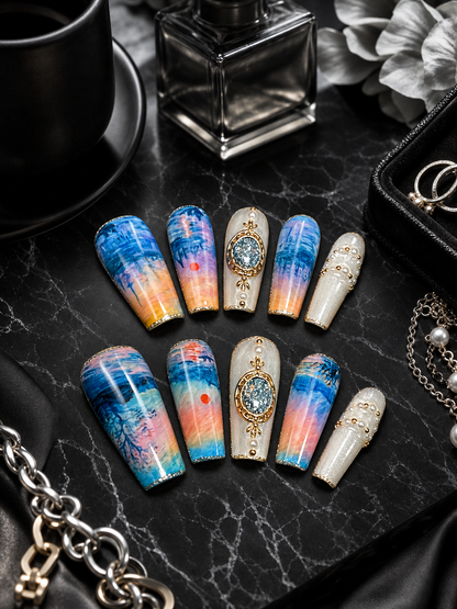 Celestial Twilight Reverie | LUMlix Haute Nail