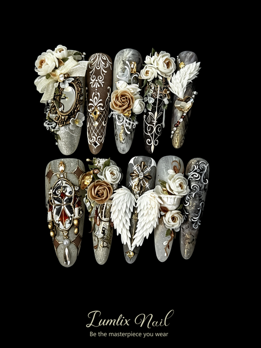 Gothic Angel's Lament  | LUMlix Haute Nail