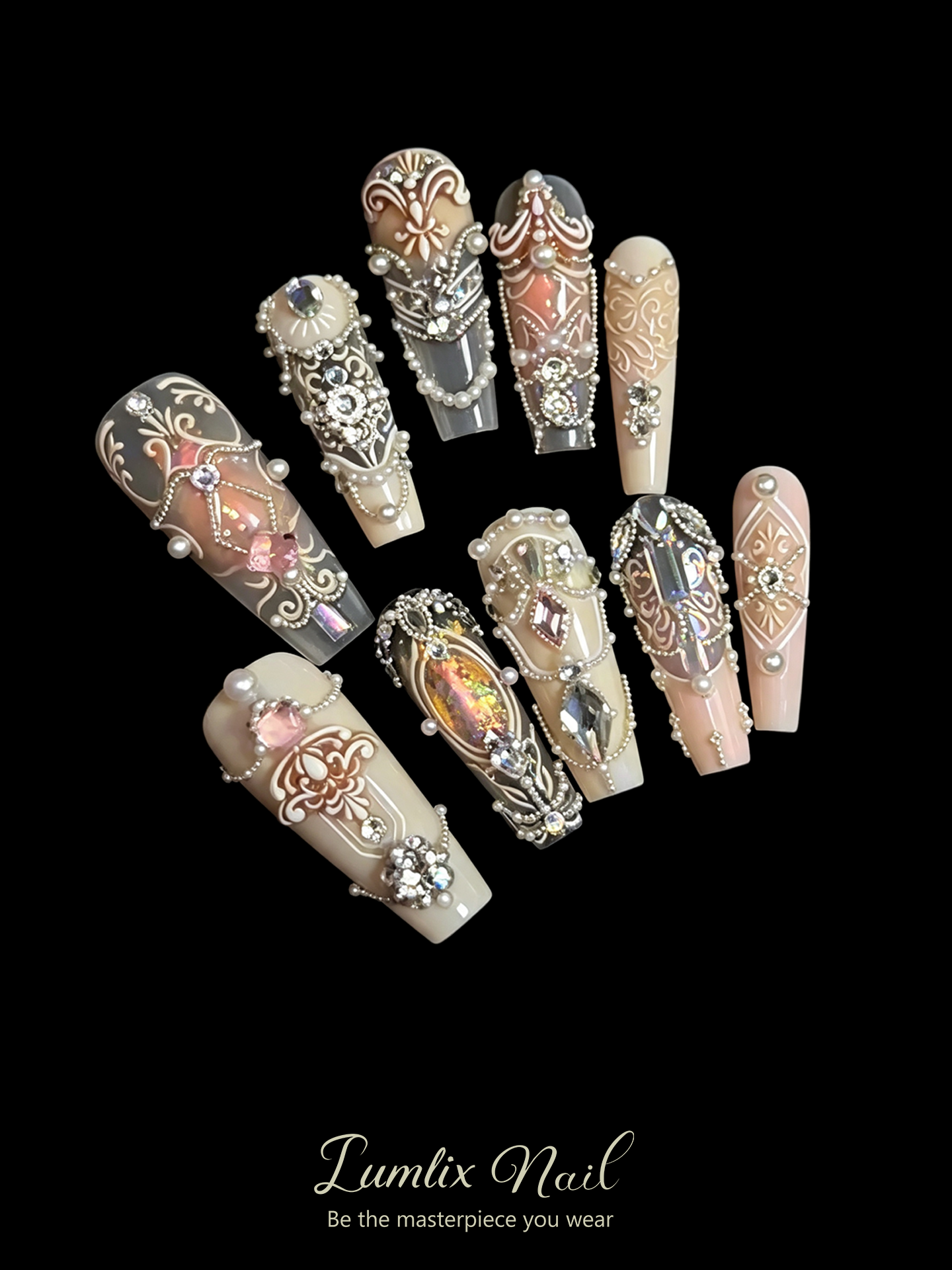 Baroque Reverie  | LUMlix Haute Nail