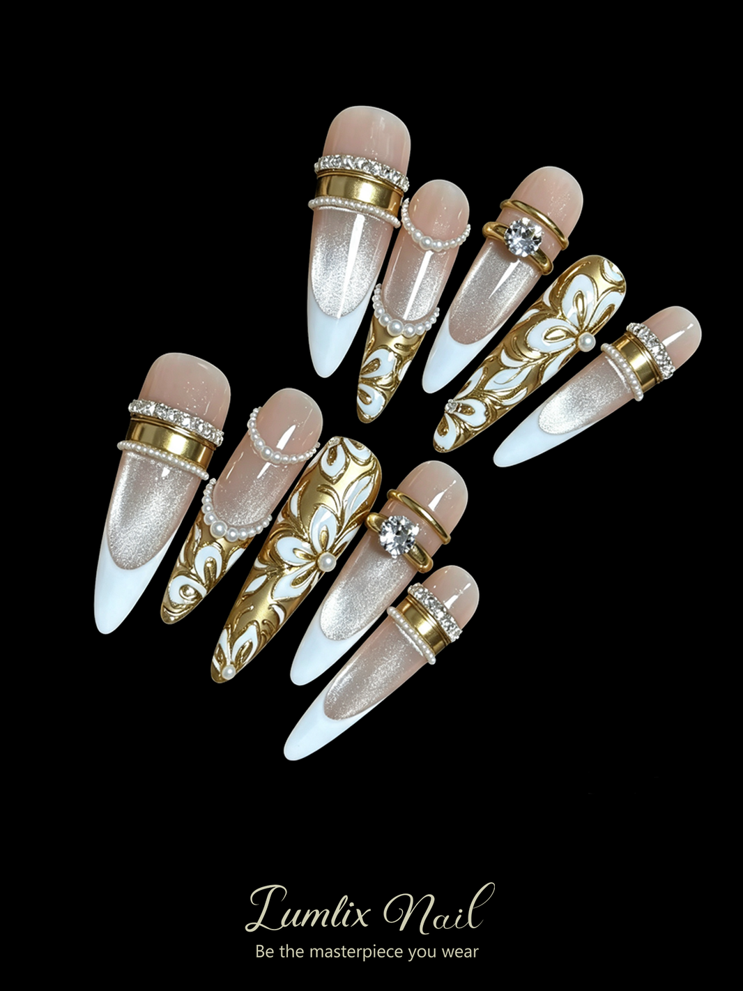 Aphrodite's Gilded Legacy | LUMlix Haute Nail