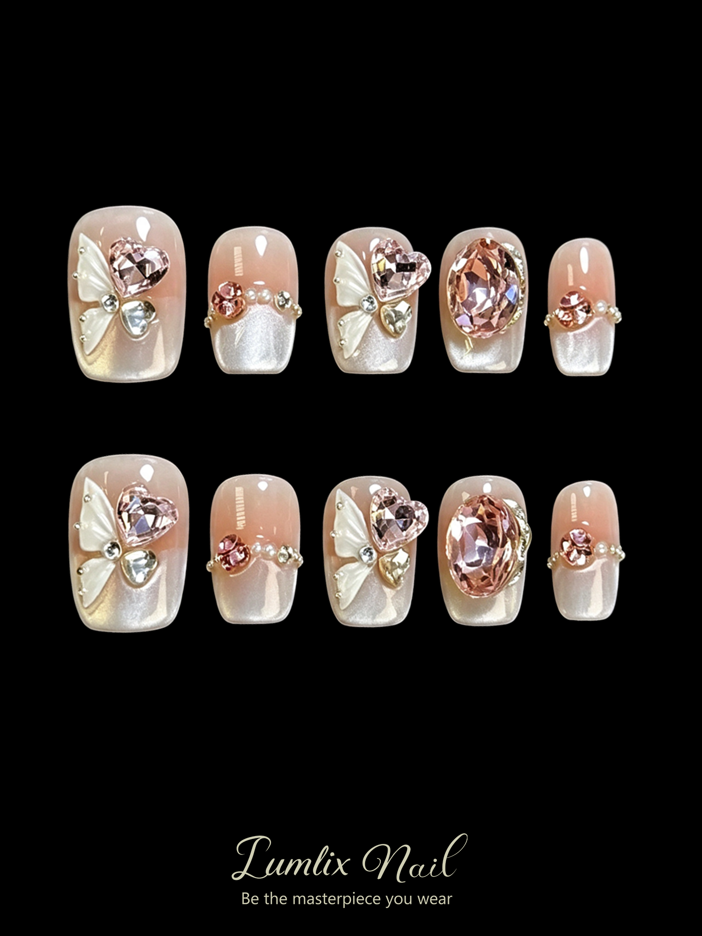 Rose Quartz Reverie  | LUMlix Haute Nail
