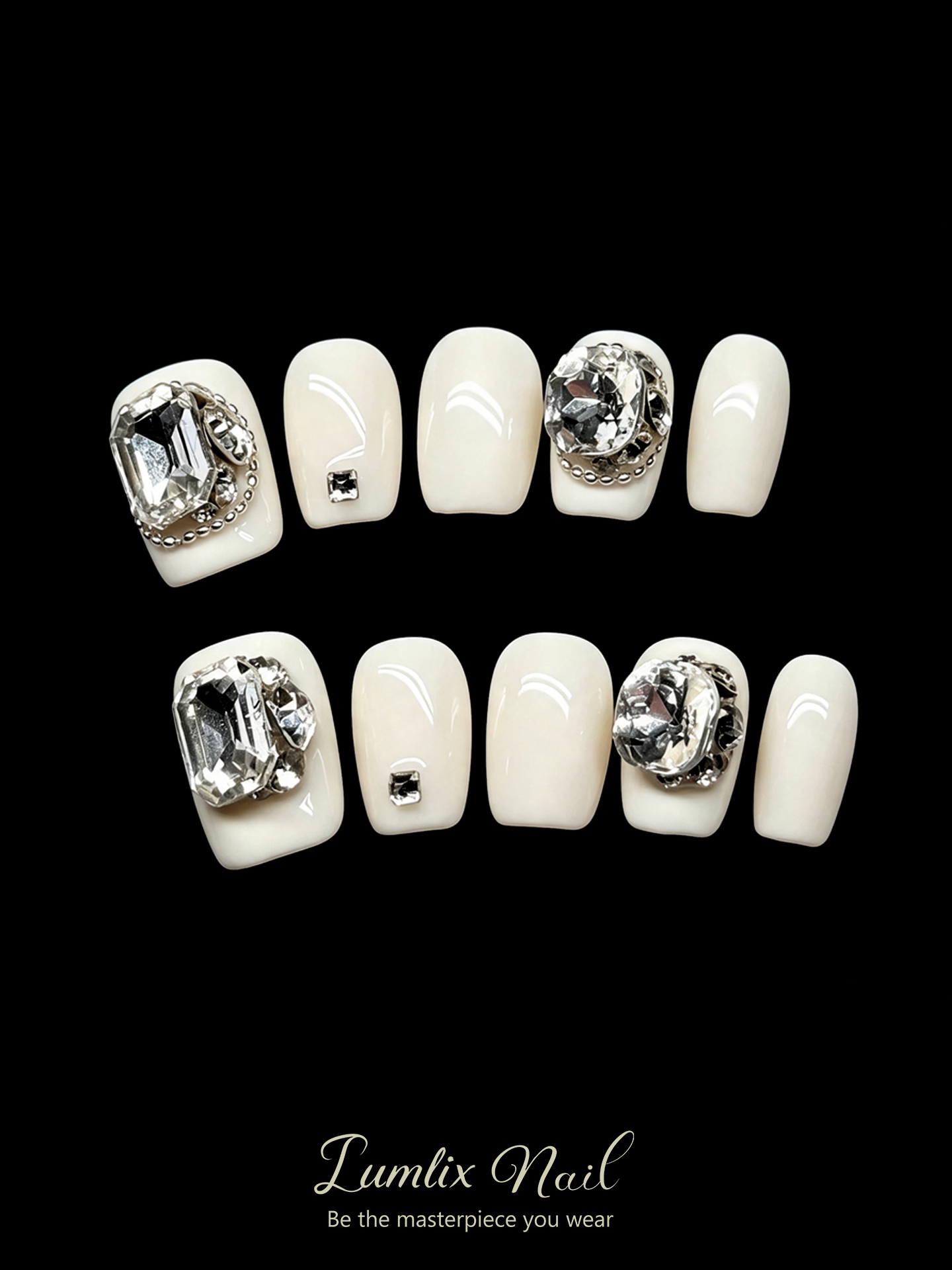 Ivory Monarch | LUMlix Haute Nail