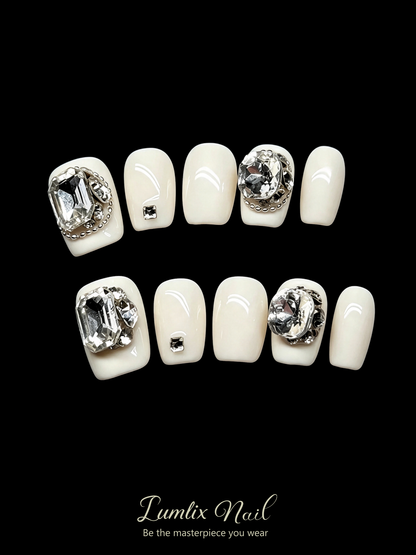 Ivory Monarch | LUMlix Haute Nail