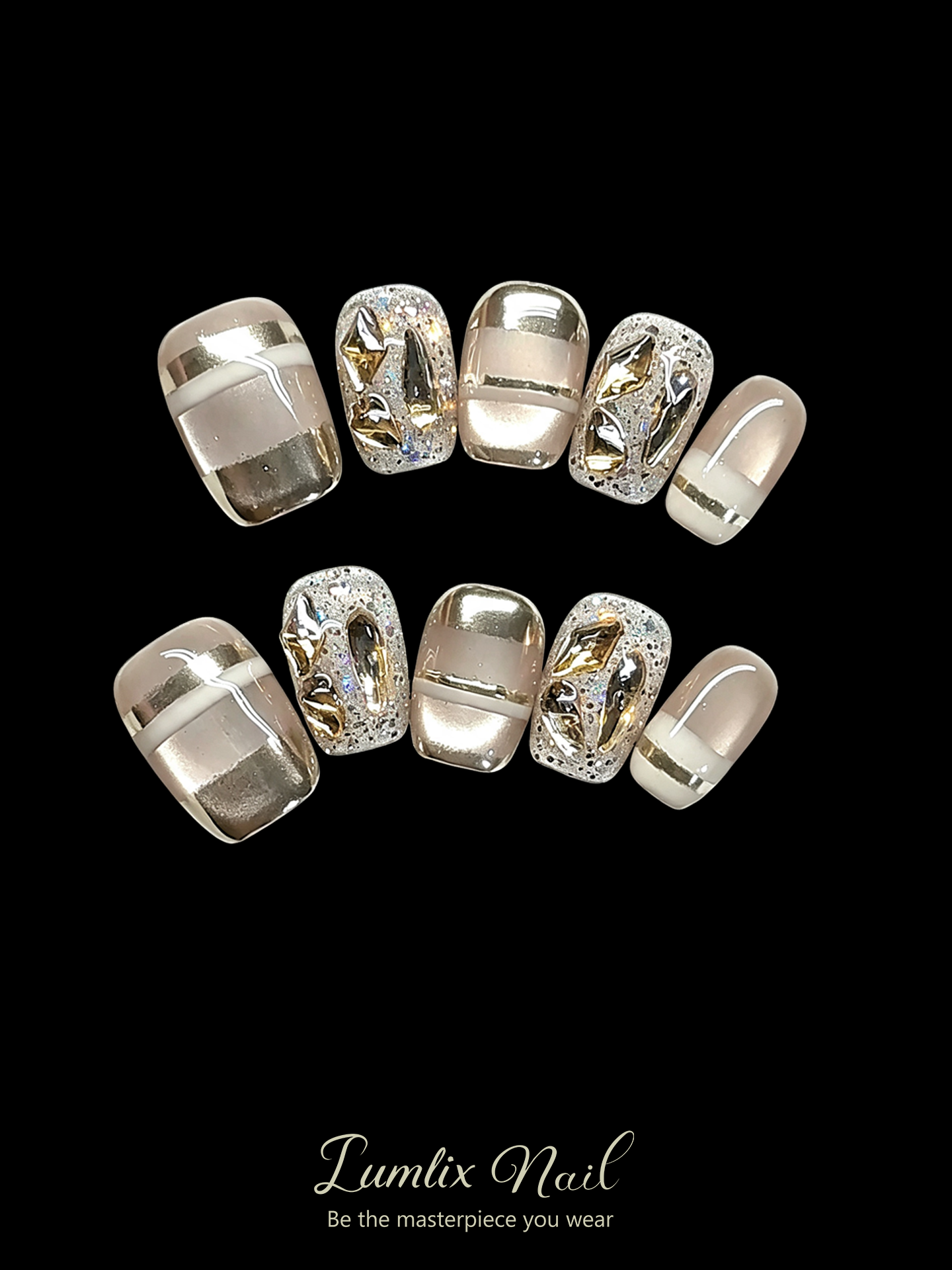 Liquid Metal Muse | LUMlix Haute Nail
