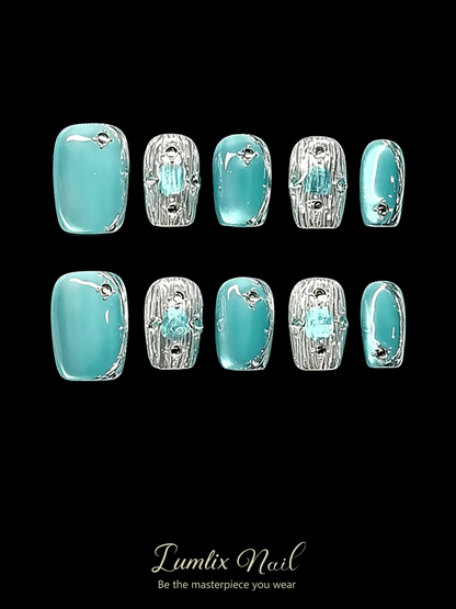 Tiffany's Liquid Silver | LUMlix Haute Nail