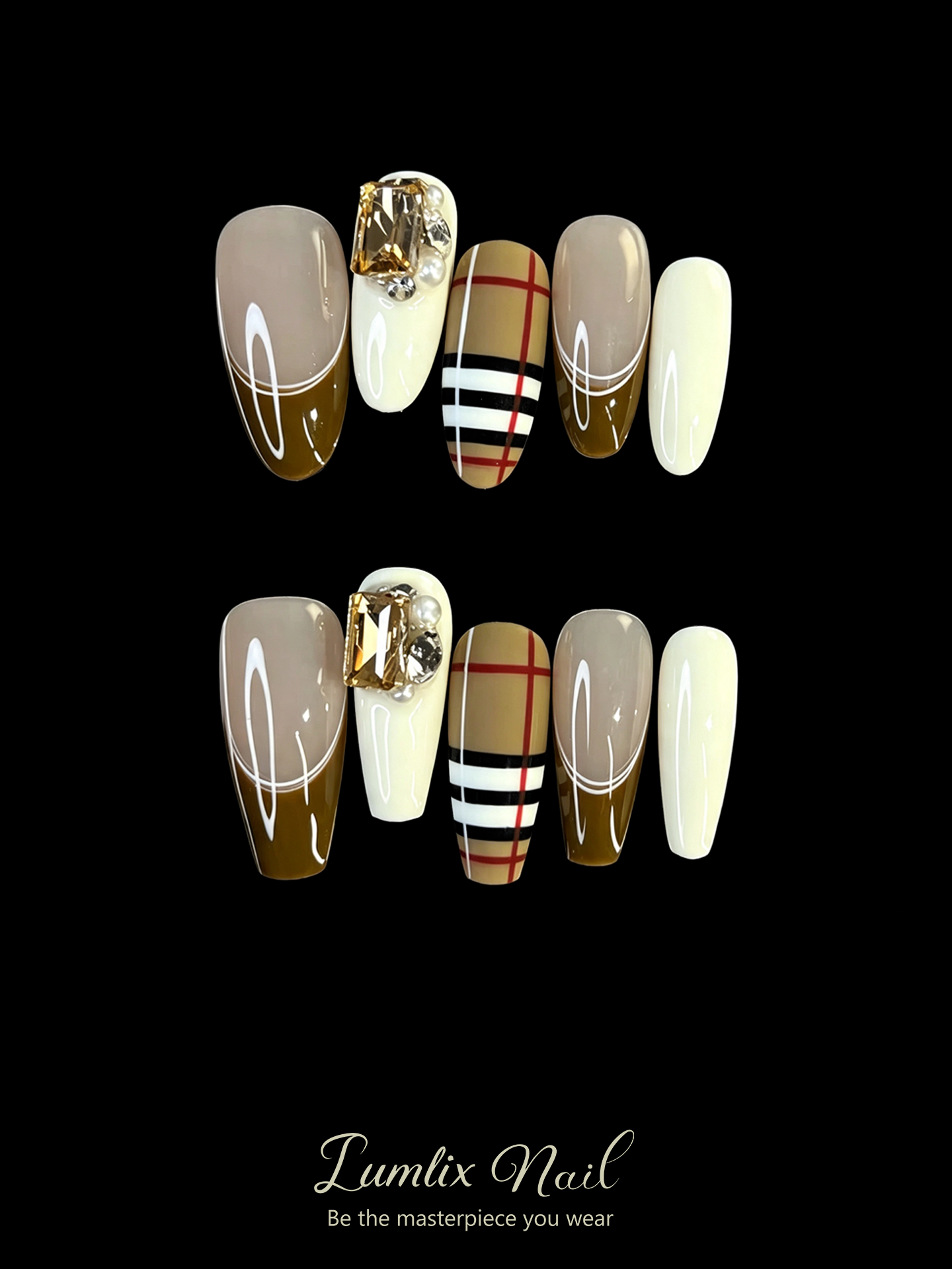 Vintage British Plaid  | LUMlix Haute Nail