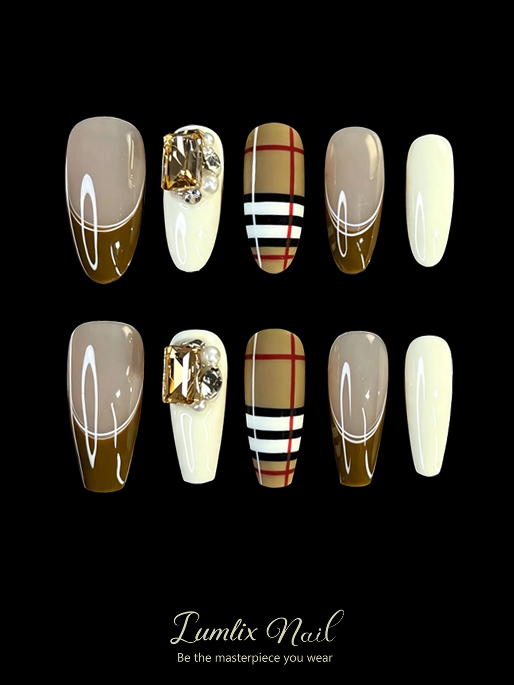 Vintage British Plaid  | LUMlix Haute Nail