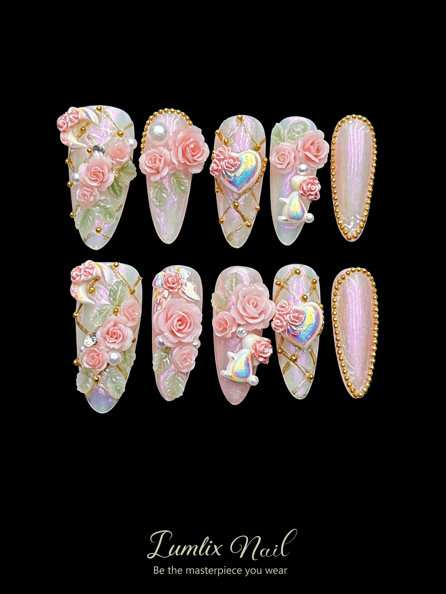 Celestial Rose Garden | LUMlix Haute Nail