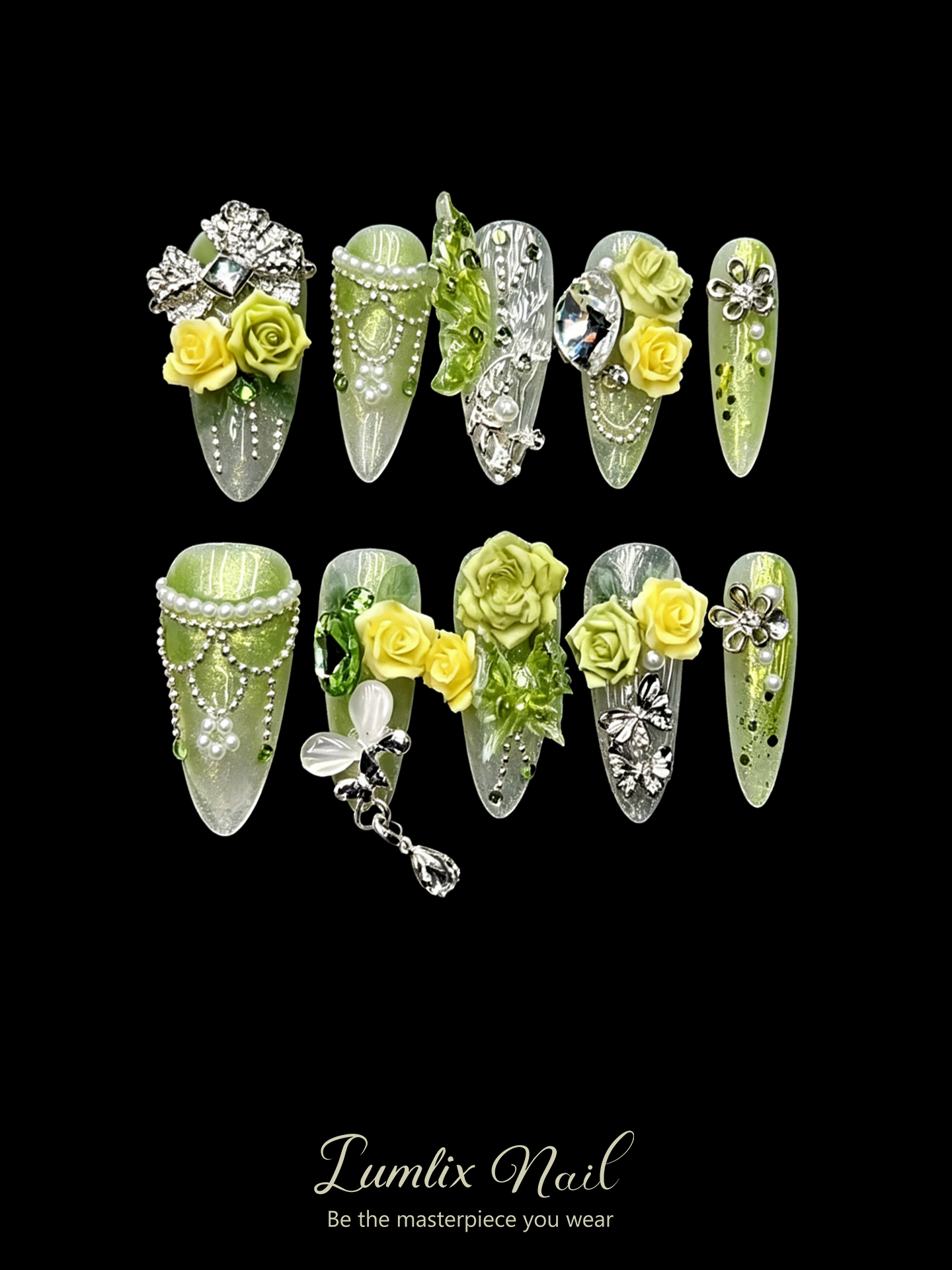 Verdant Eden Reverie| LUMlix Haute Nail