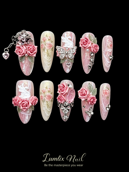 Roseate Reverie | LUMlix Haute Nail