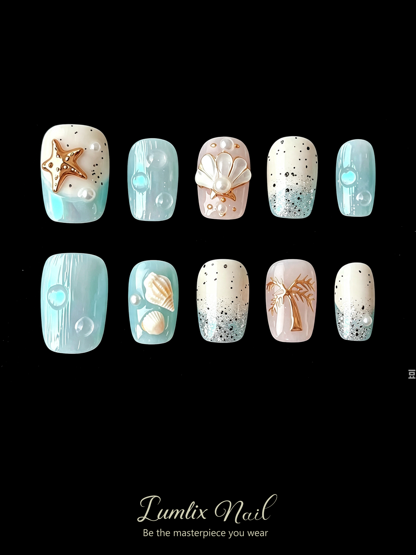 Azure Tides  | LUMlix Haute Nail