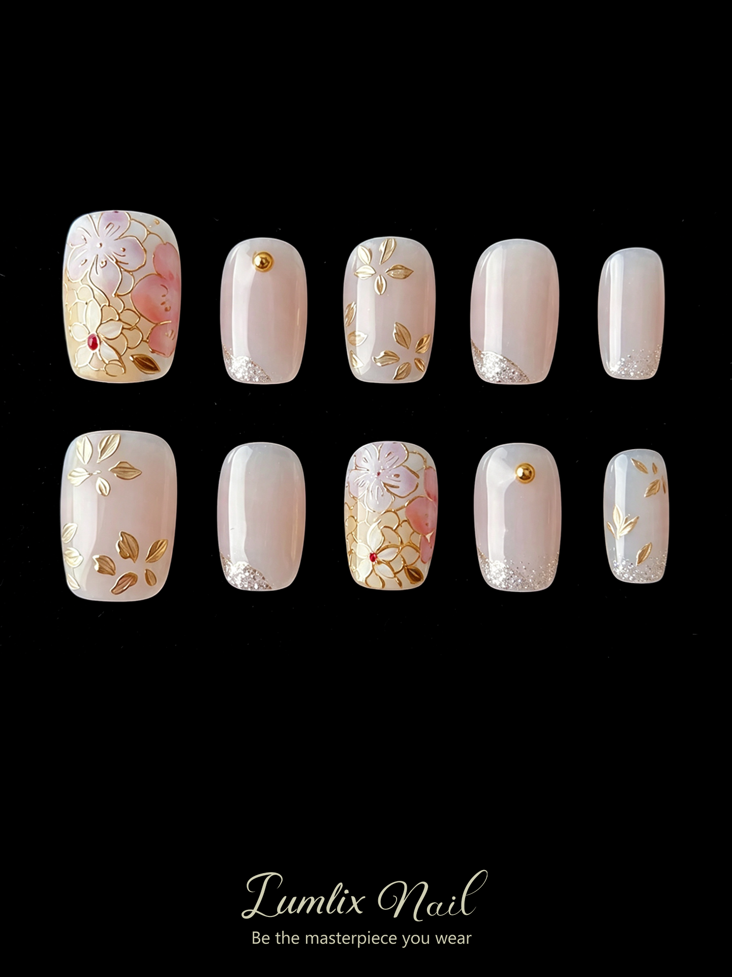 Porcelain Glow | LUMlix Haute Nail