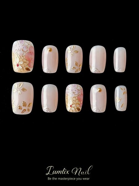 Porcelain Glow | LUMlix Haute Nail
