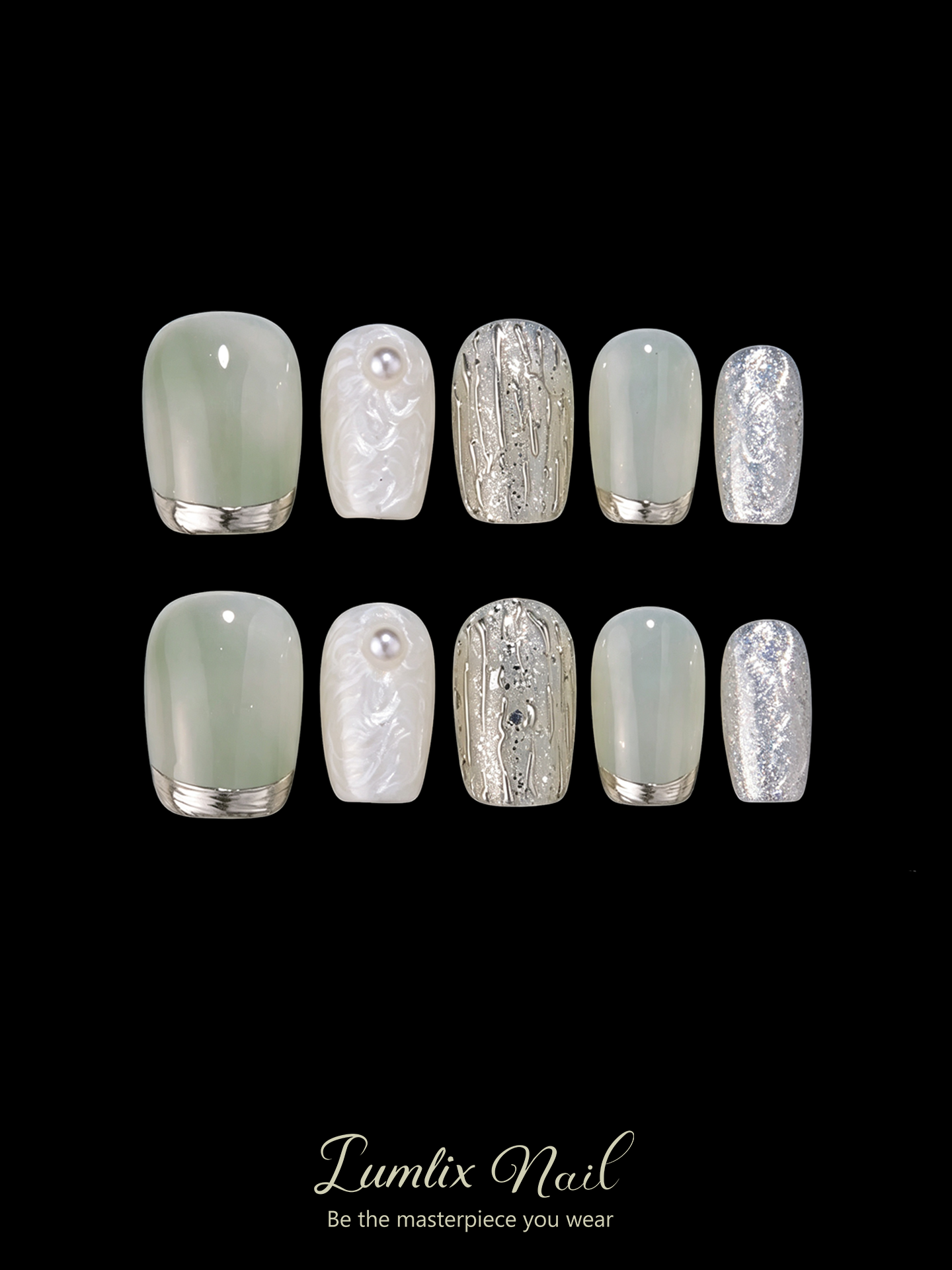 Gaia's Verdant Whisper | LUMlix Haute Nail