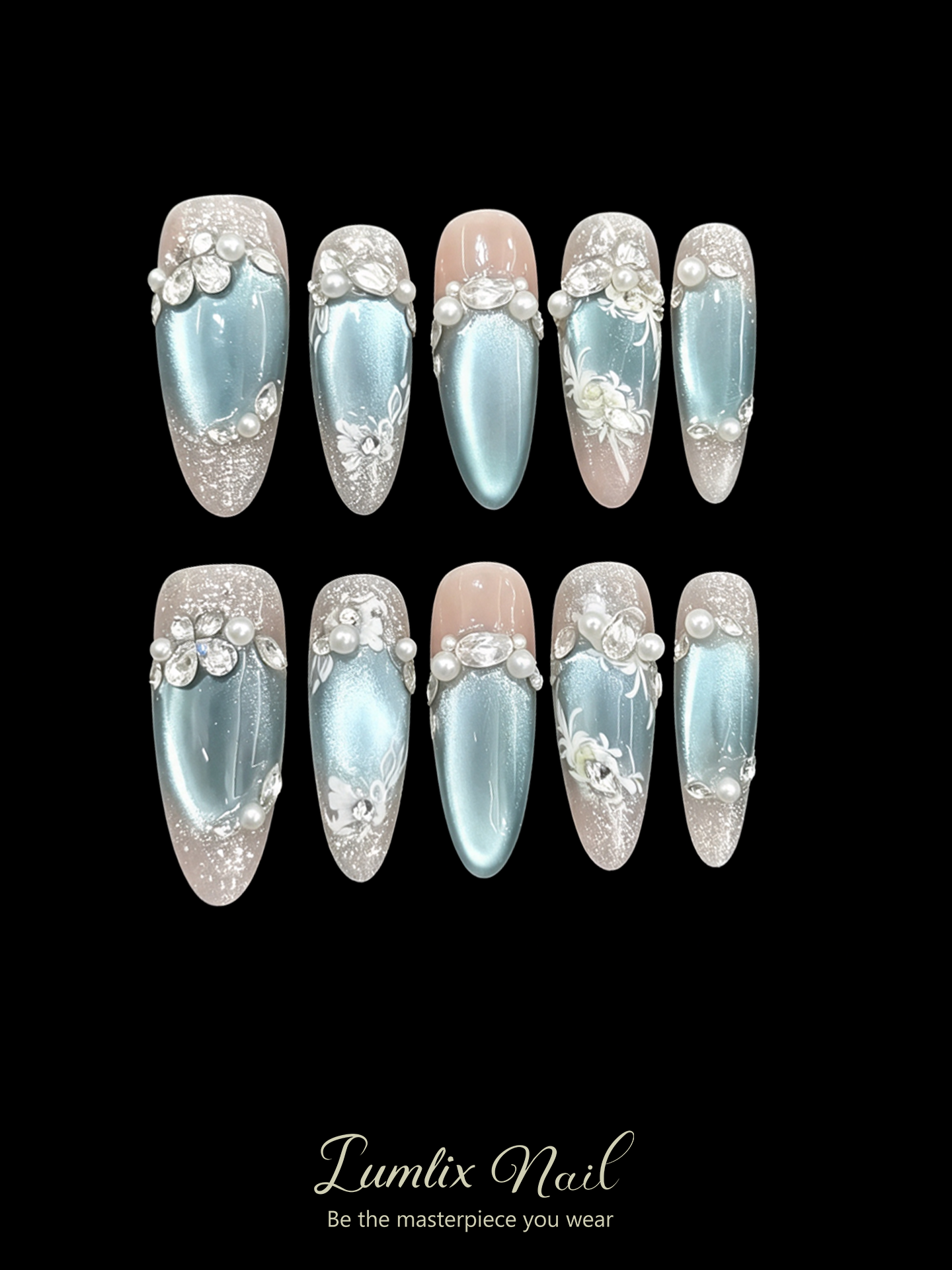 Aphrodite's Frozen Aria | LUMlix Haute Nail