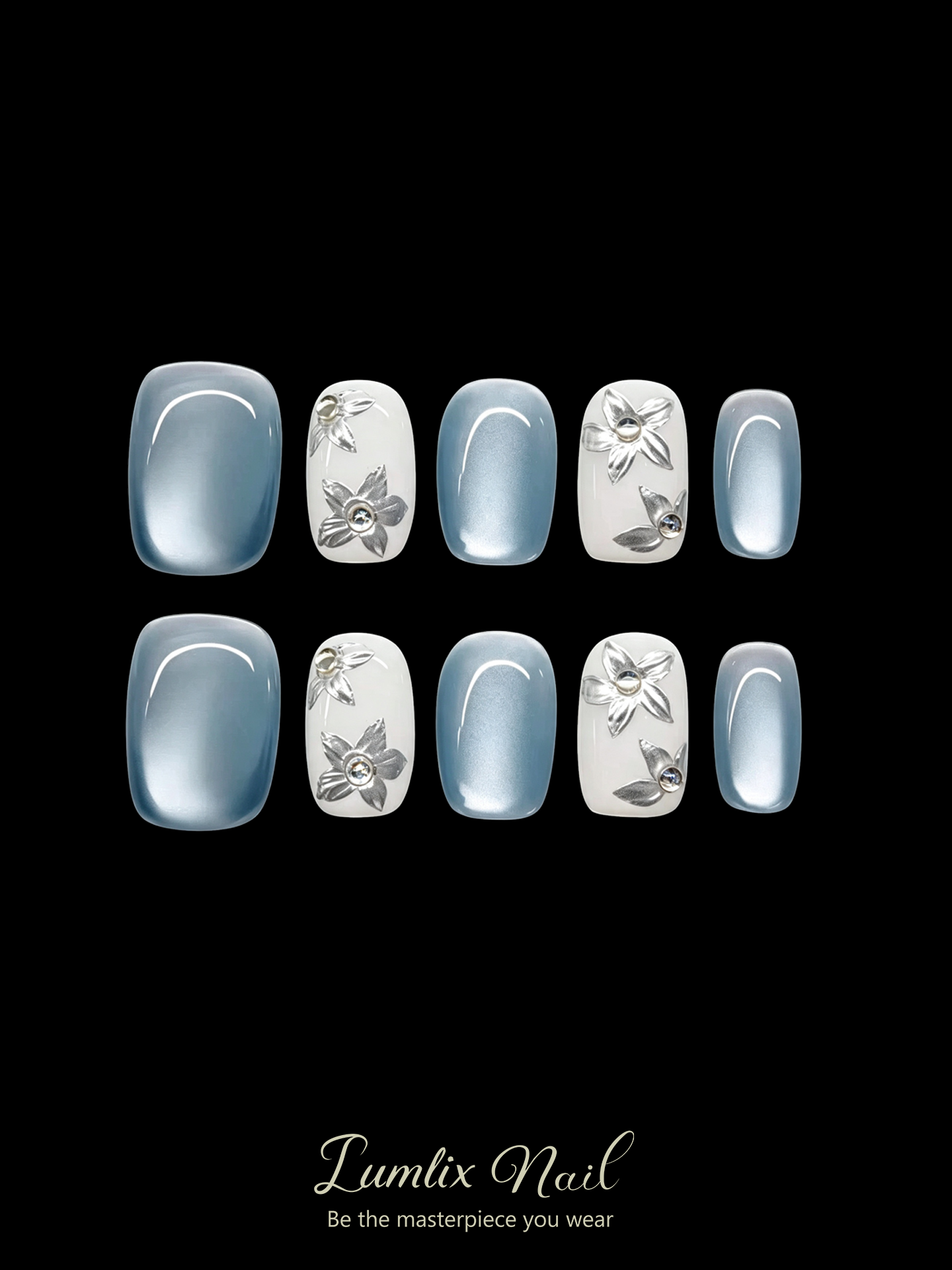 Argentum Narcissus in Mist | LUMlix Haute Nail