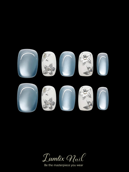 Argentum Narcissus in Mist | LUMlix Haute Nail
