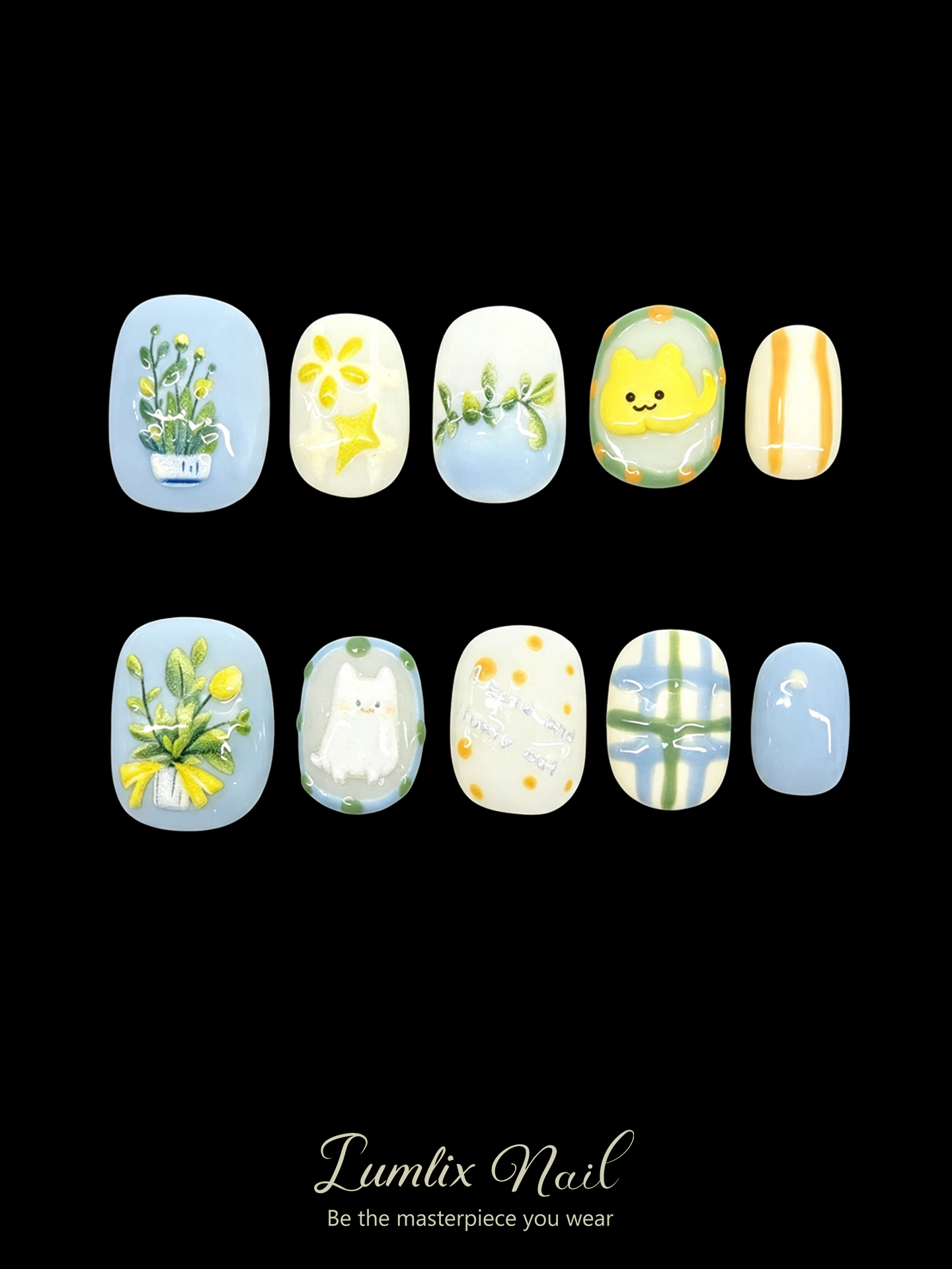 Garden Kitty Nook  | LUMlix Haute Nail